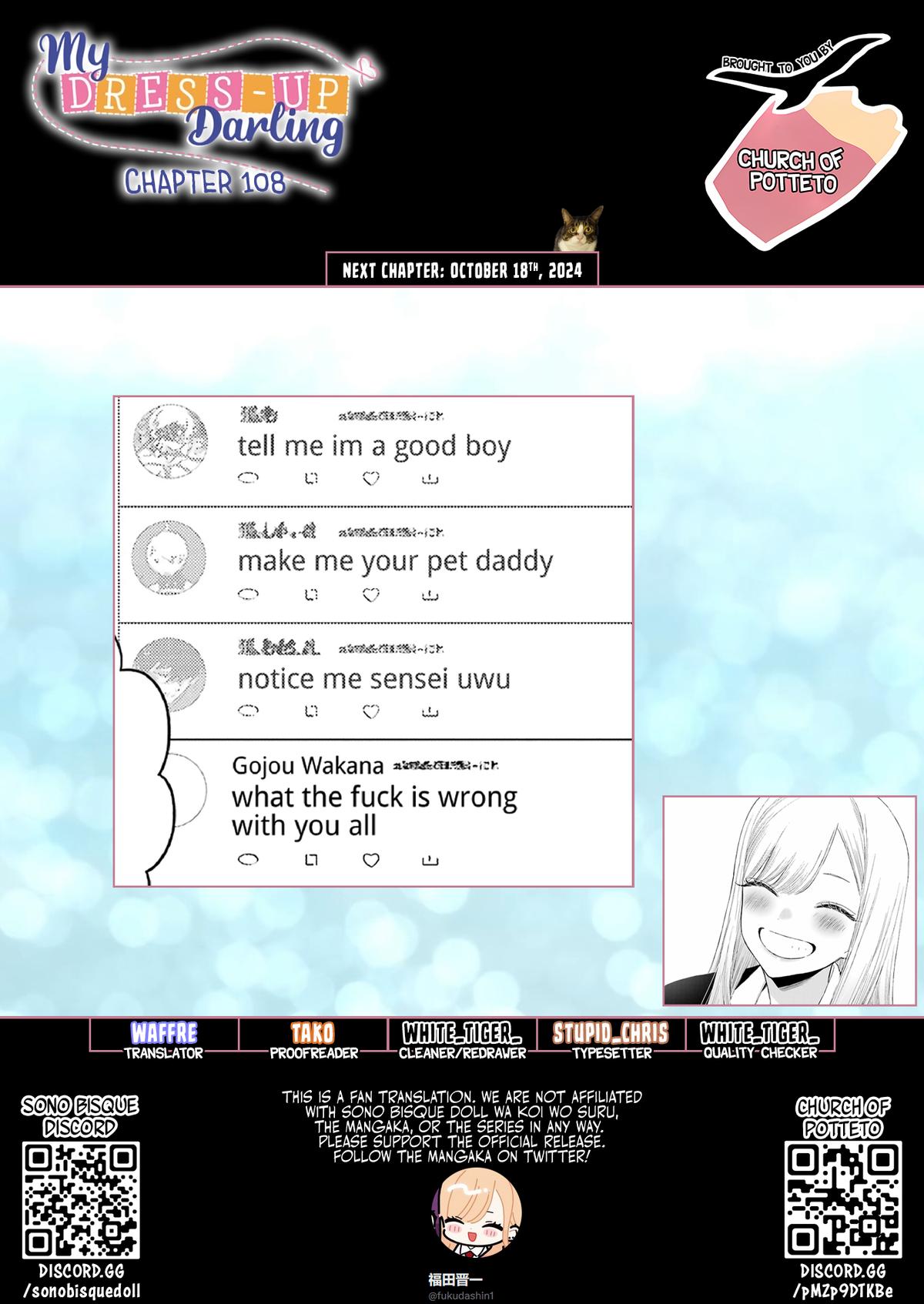 My Dress-Up Darling Manga Chapter 108 page 23 - read online in English
